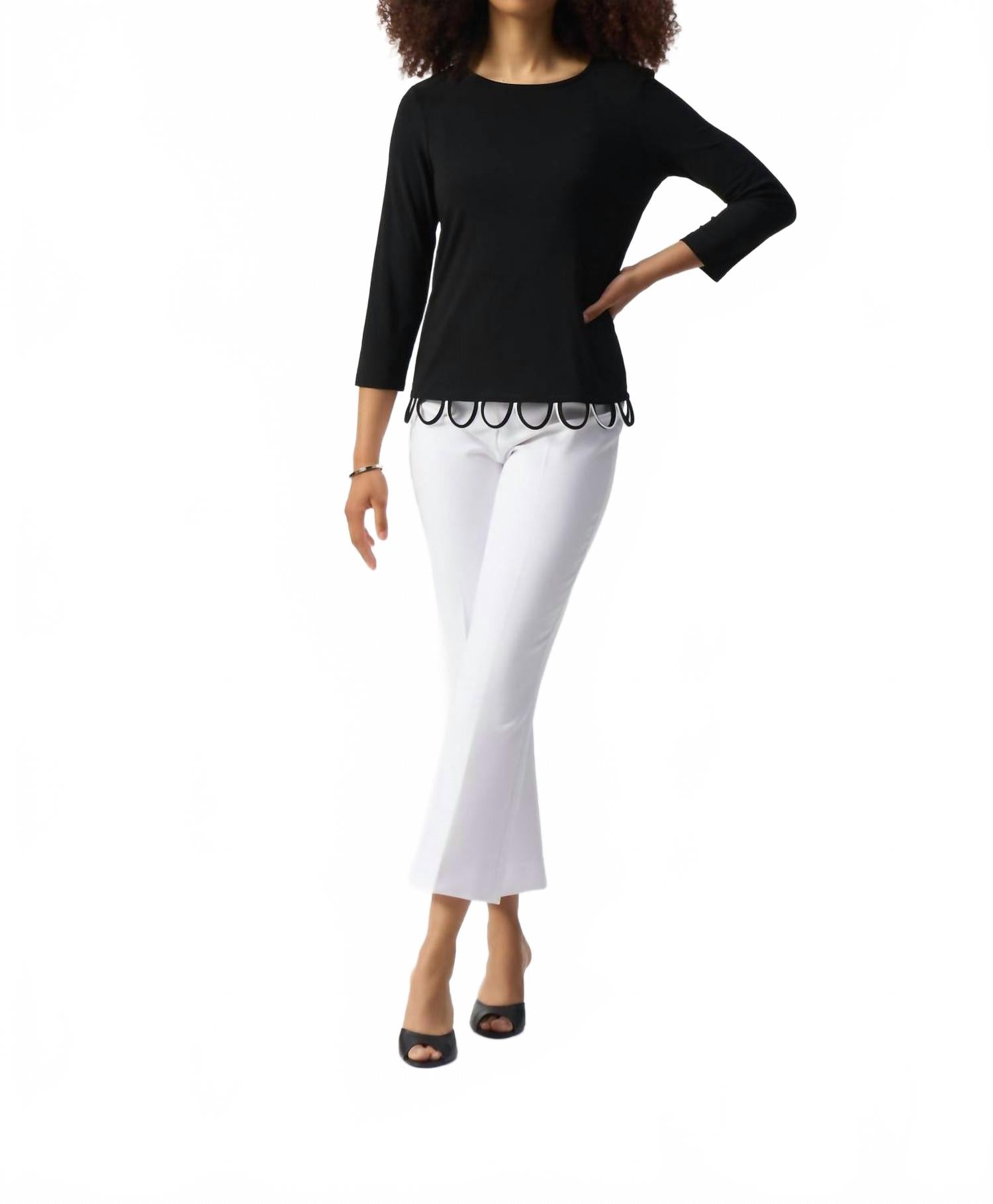 Top de mujer color negro