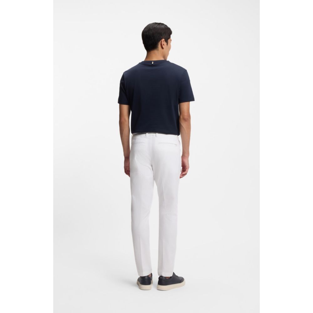 Pantalón de mezcla de algodón de corte ajustado