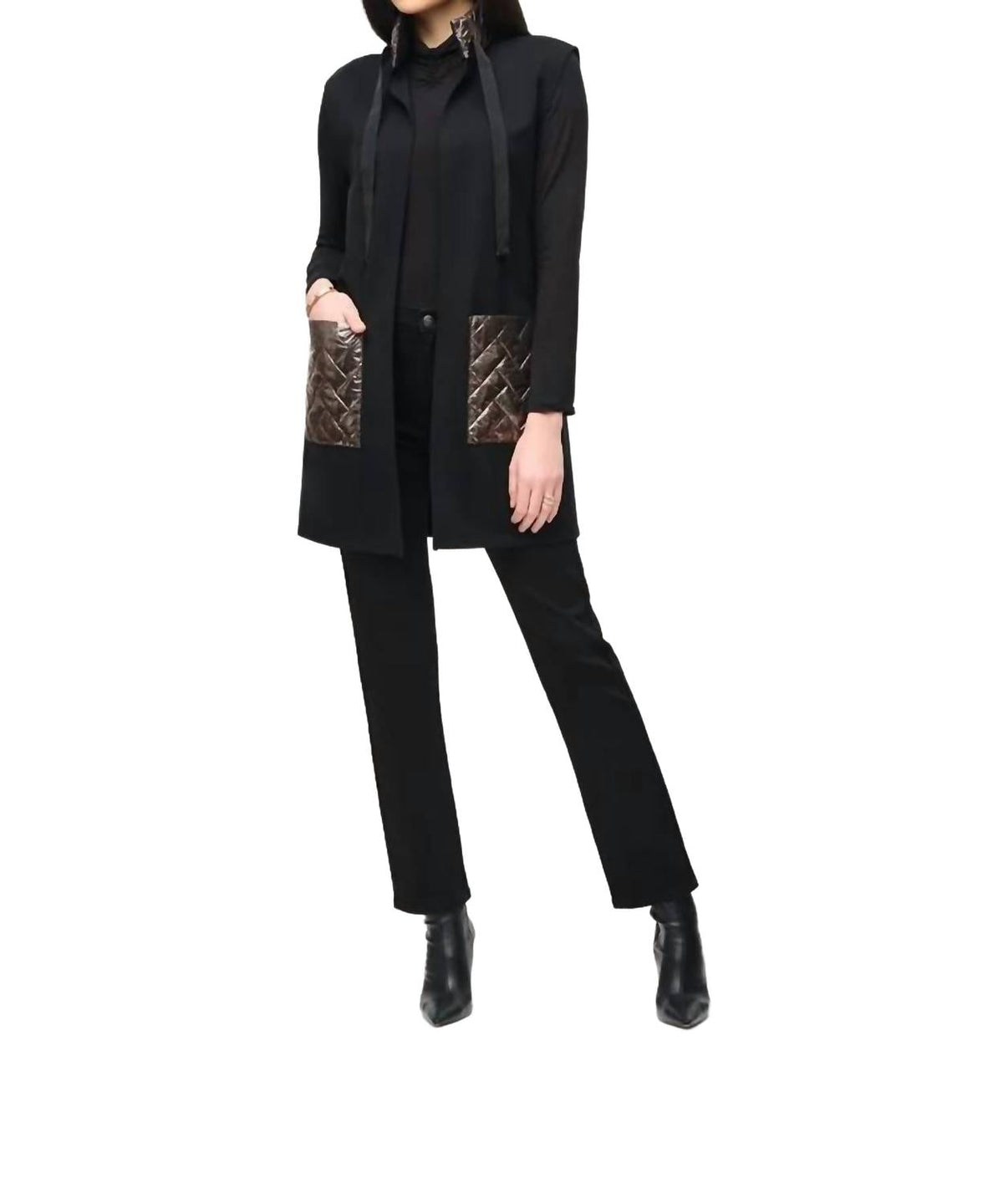 Chaleco color negro