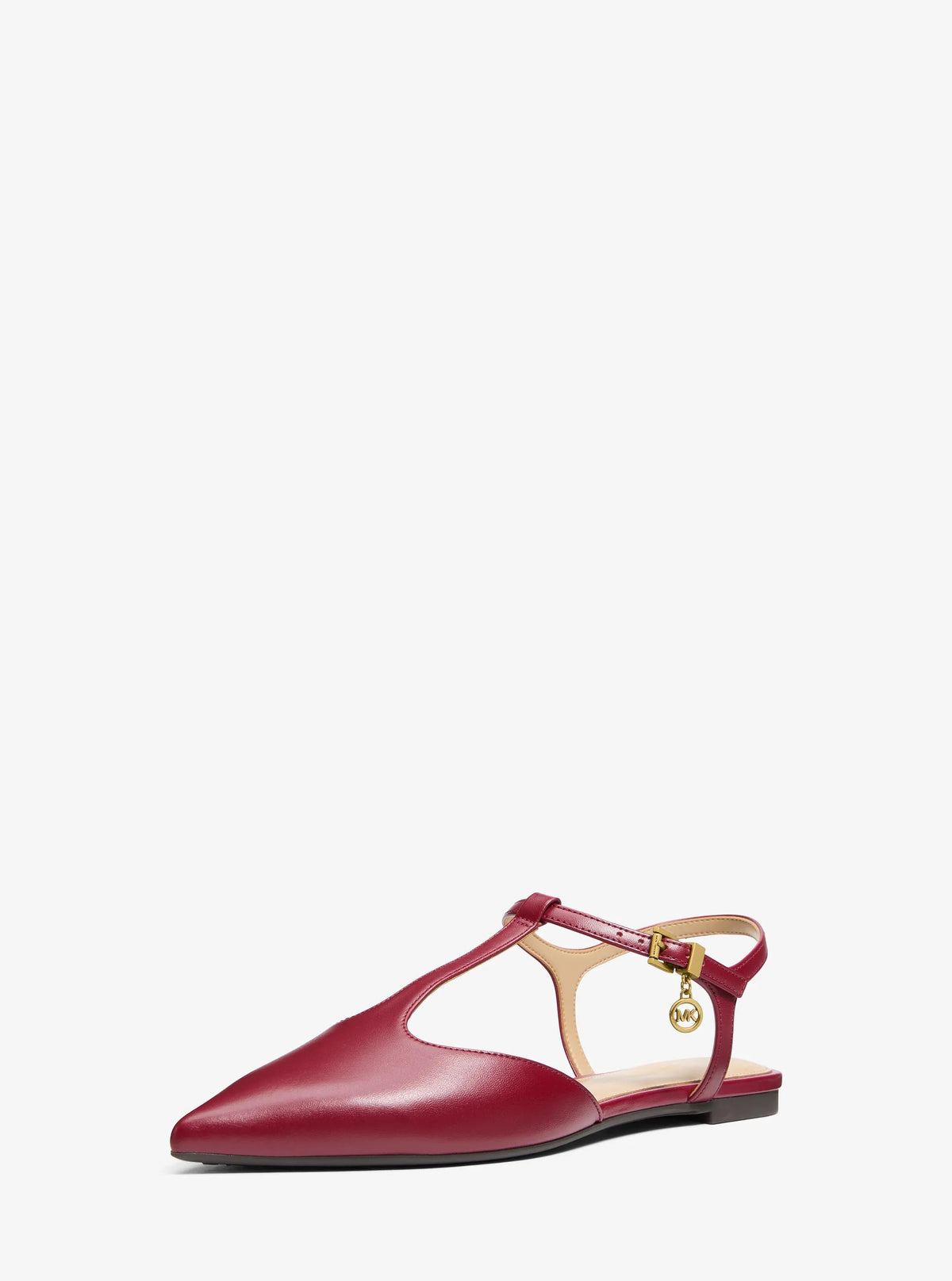 Zapatos planos de cuero