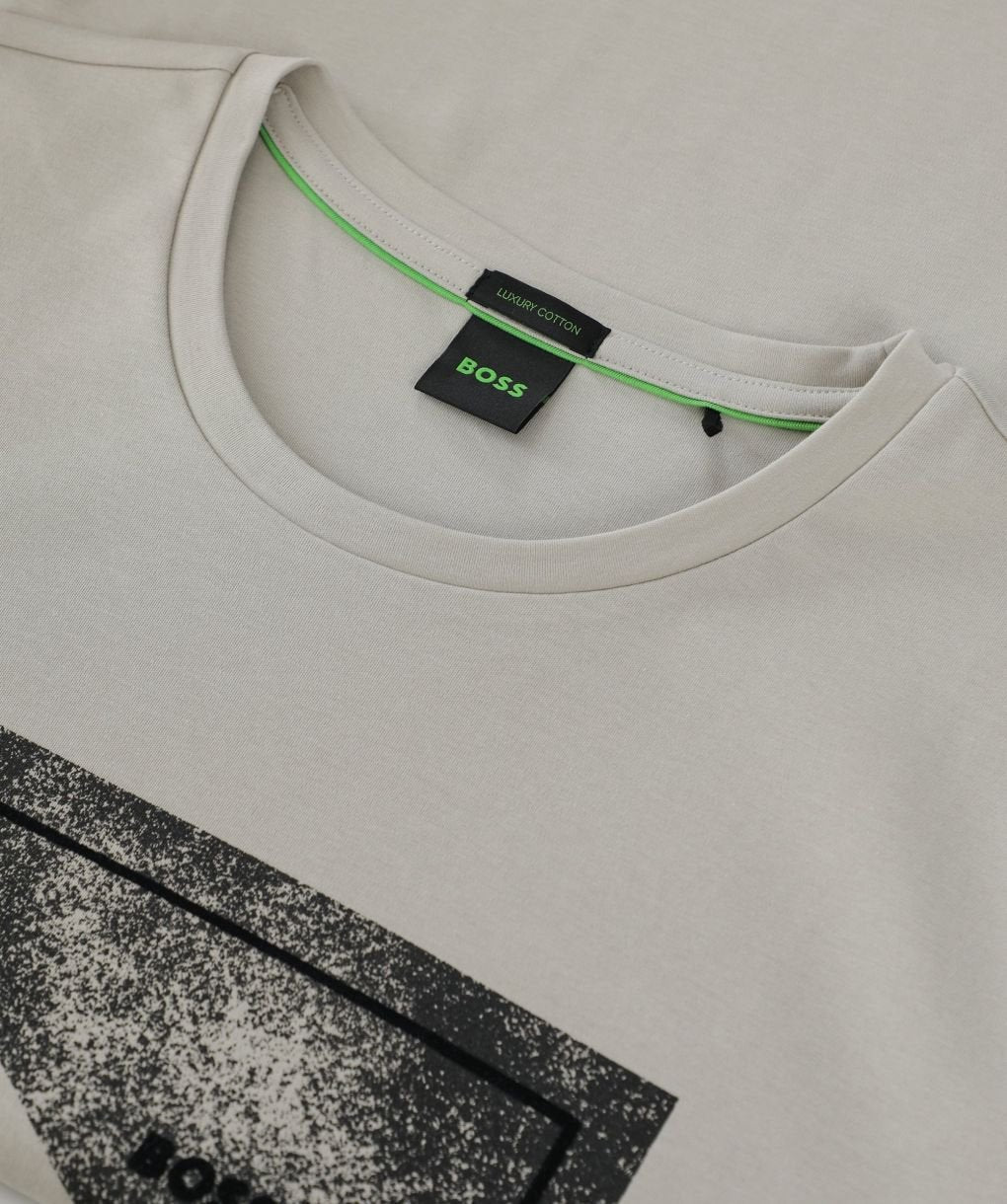 Camiseta de hombre con estampado color beige