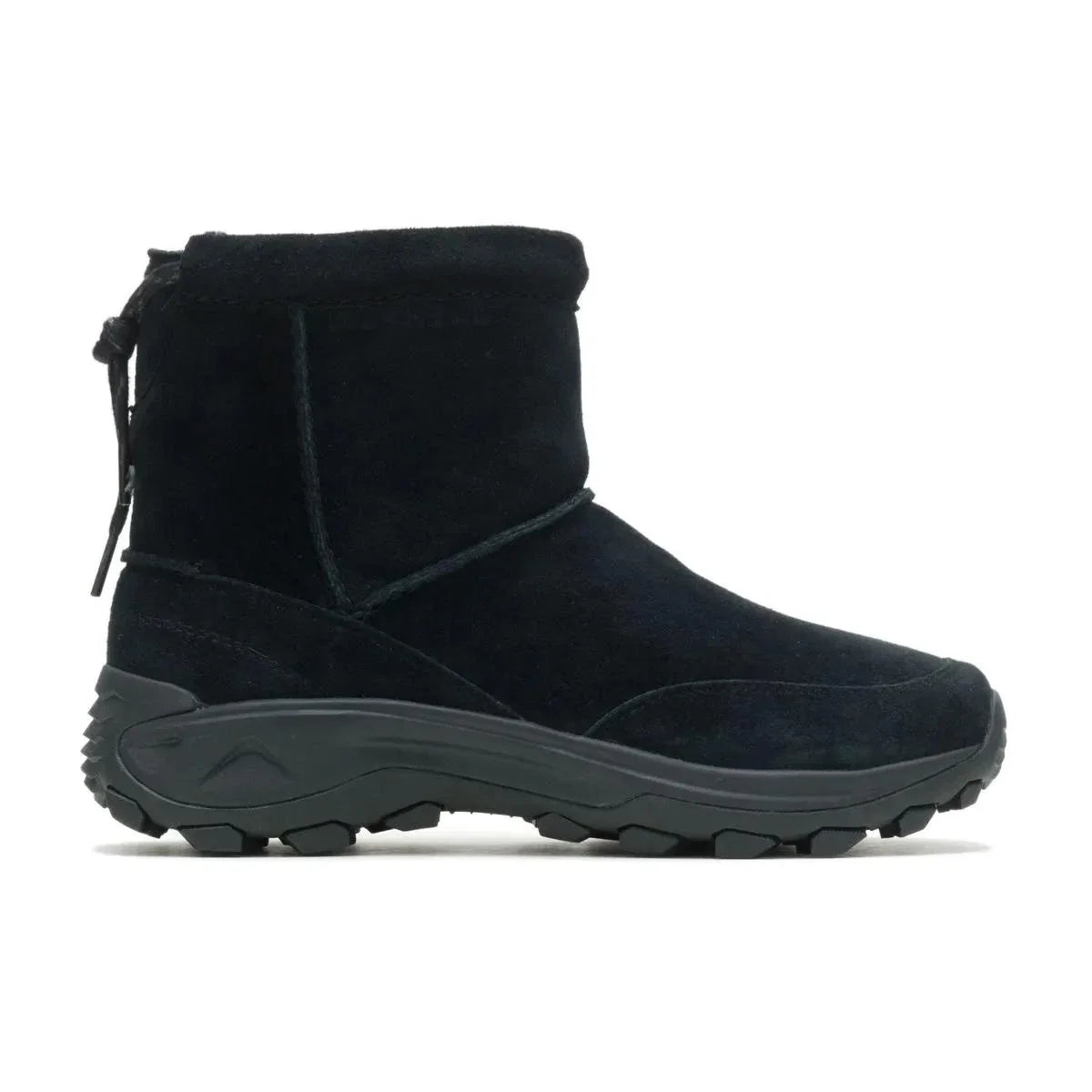 Botas de hombre de gamuza impermeables color negro