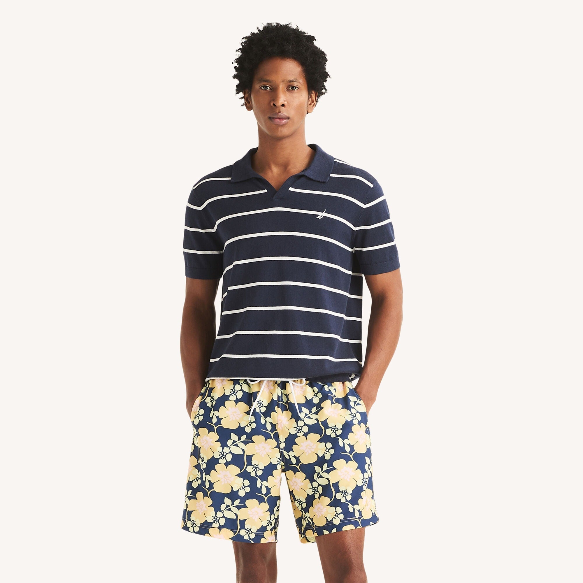 Vestido de baño de hombre con estampado