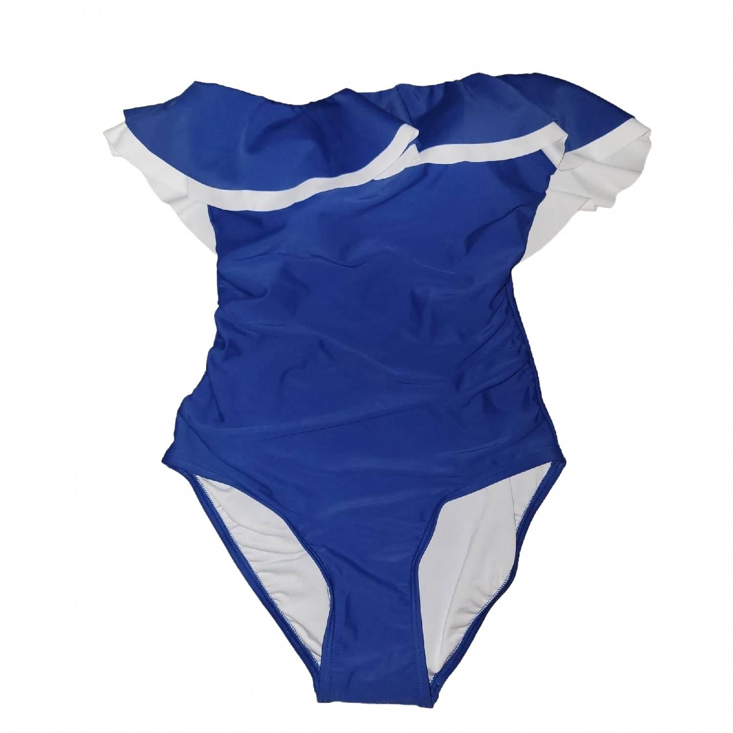 Vestido de baño color azul