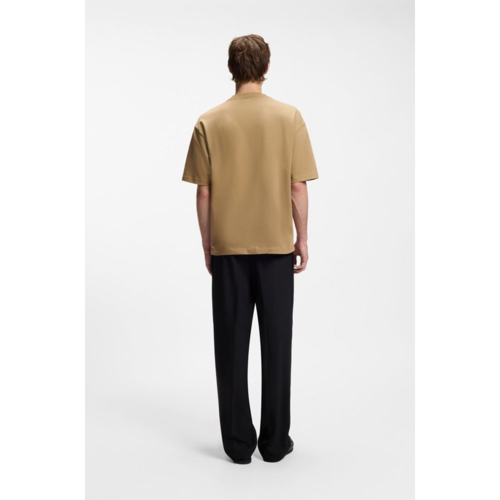Camiseta de algodón de corte amplio