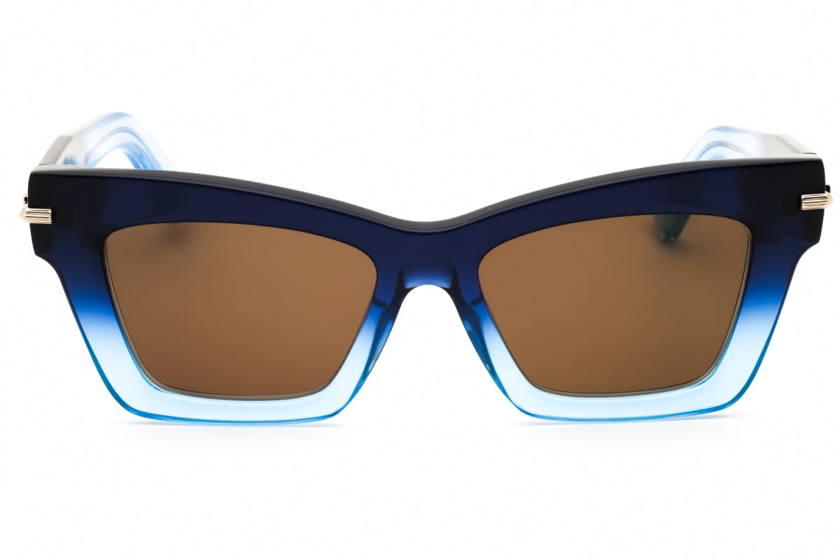 Gafas color azul oscuro y café