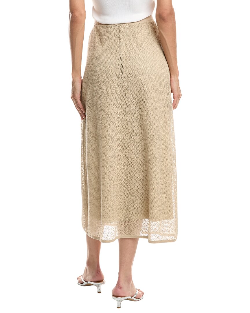 Falda midi con estampado floral