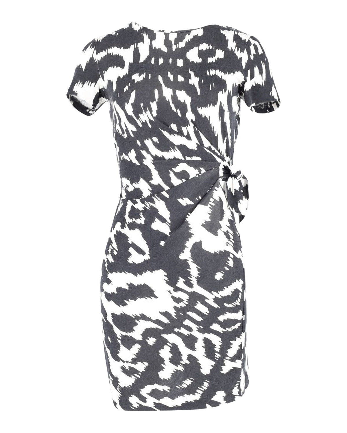 Vestido de seda corto color negro