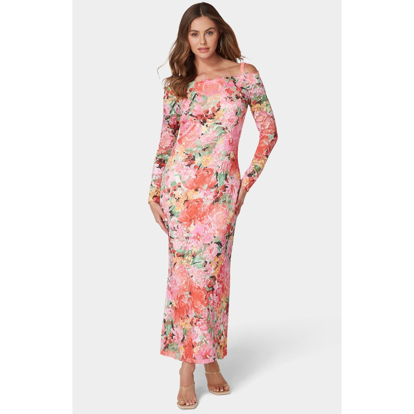 Vestido con hombros descubiertos