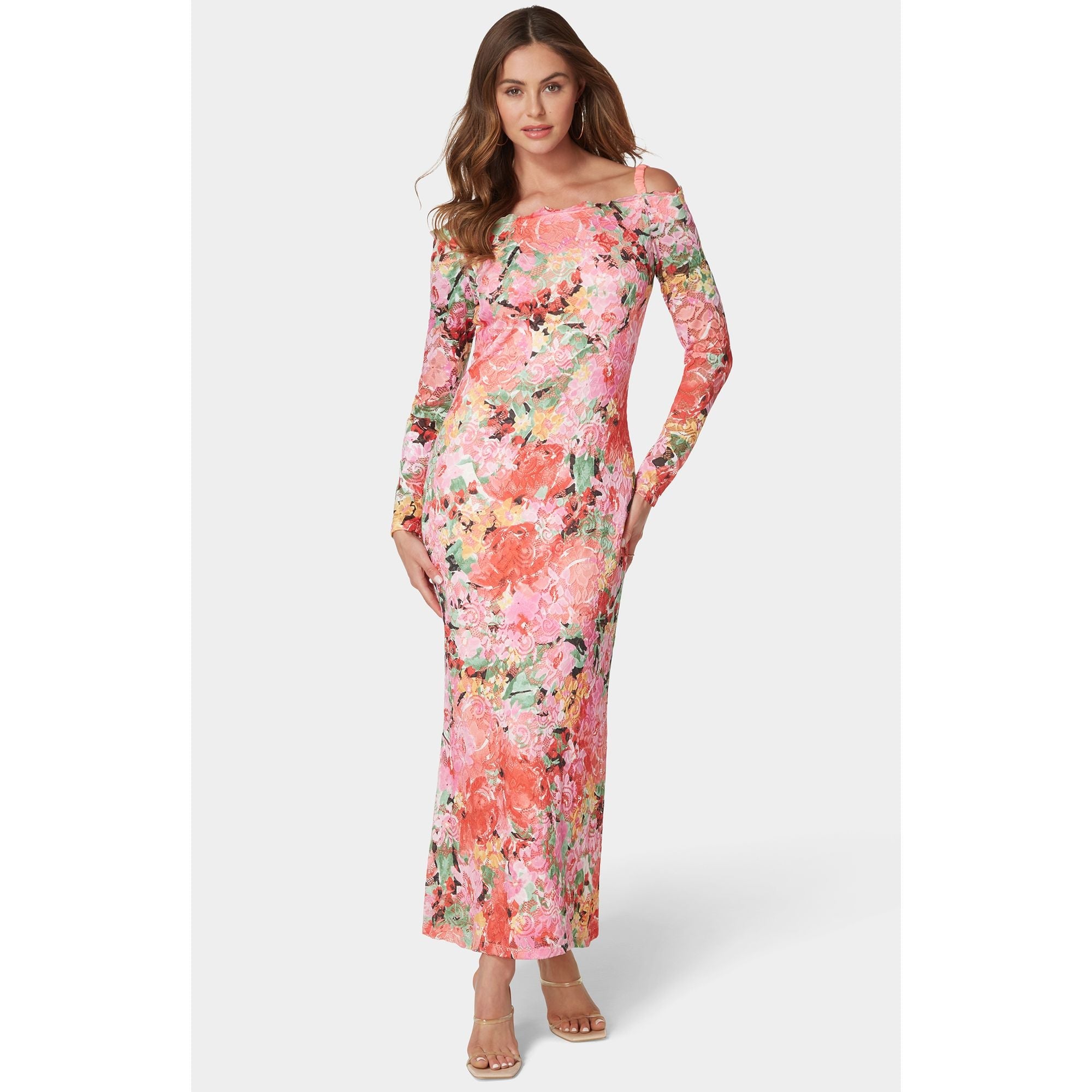 Vestido con hombros descubiertos