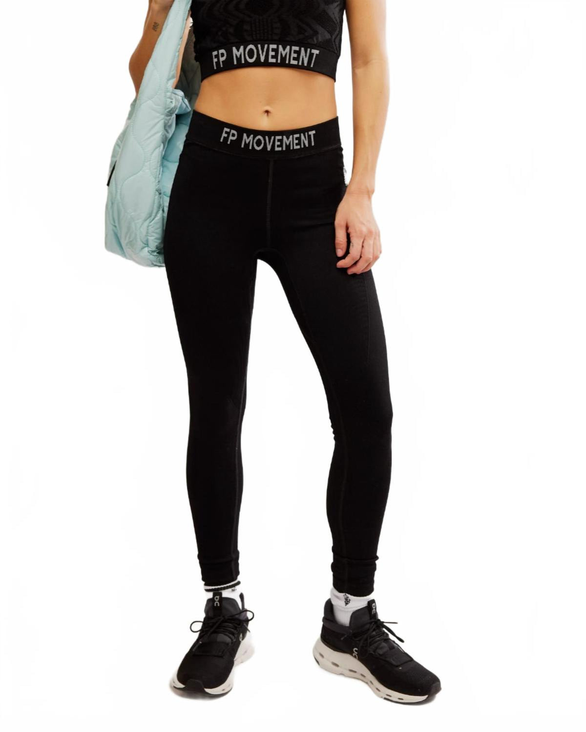 Leggings color negro