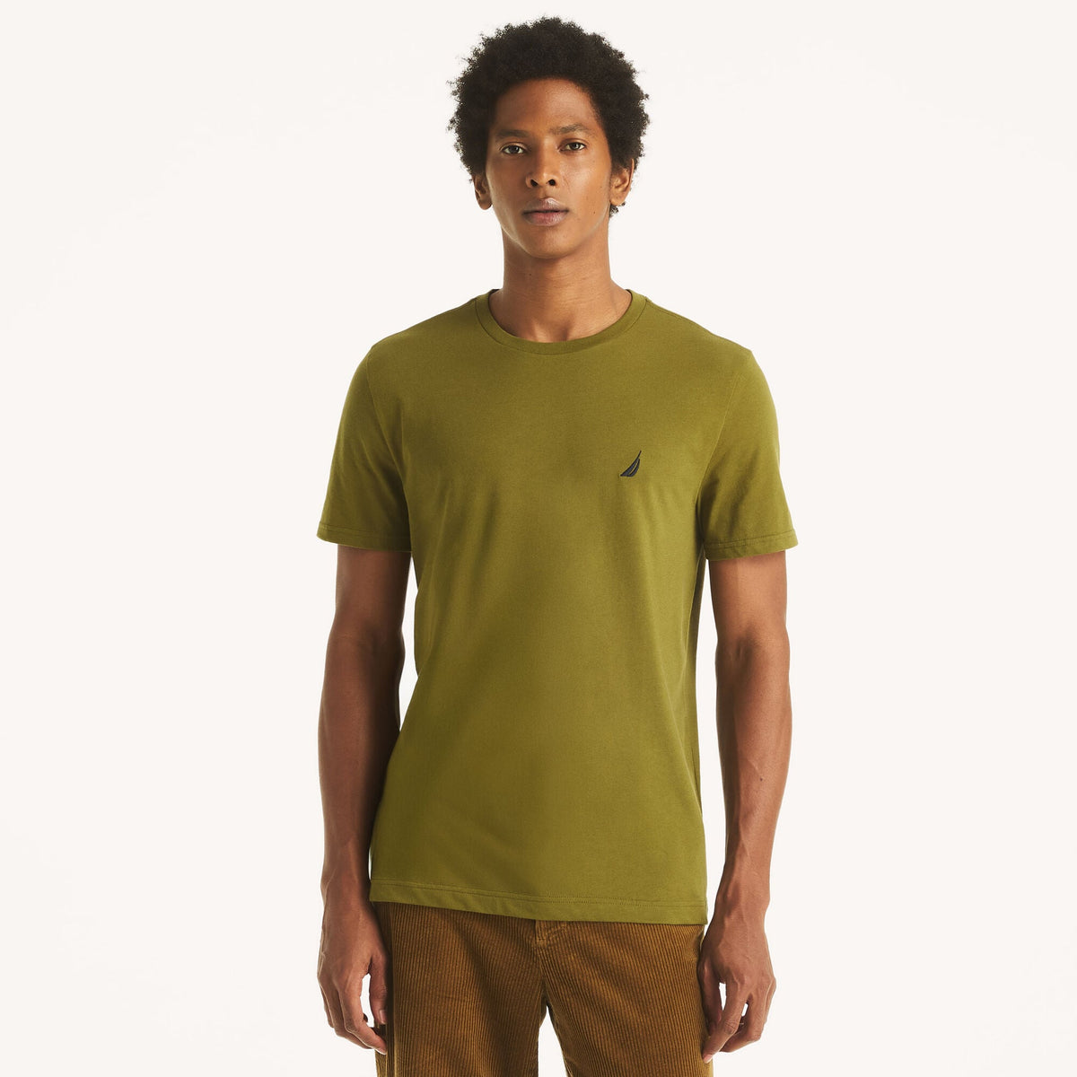 Camiseta de hombre con cuello redondo