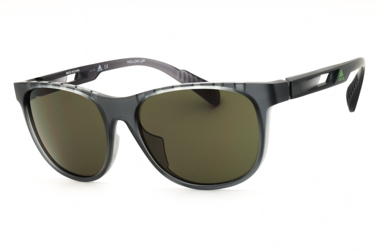 Gafas color gris y verde