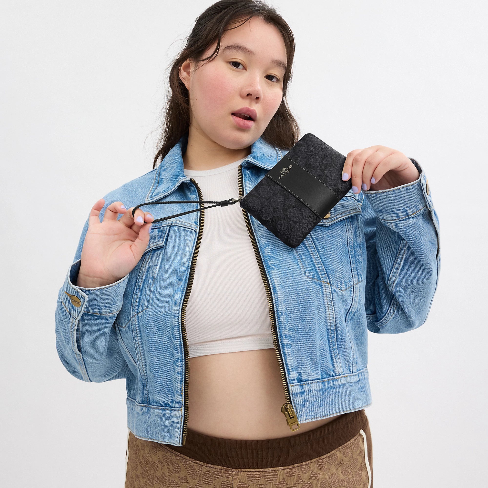 Bolso de muñeca de lona
