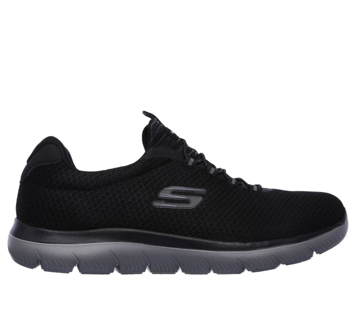 Tenis de hombre sin cordones color negro