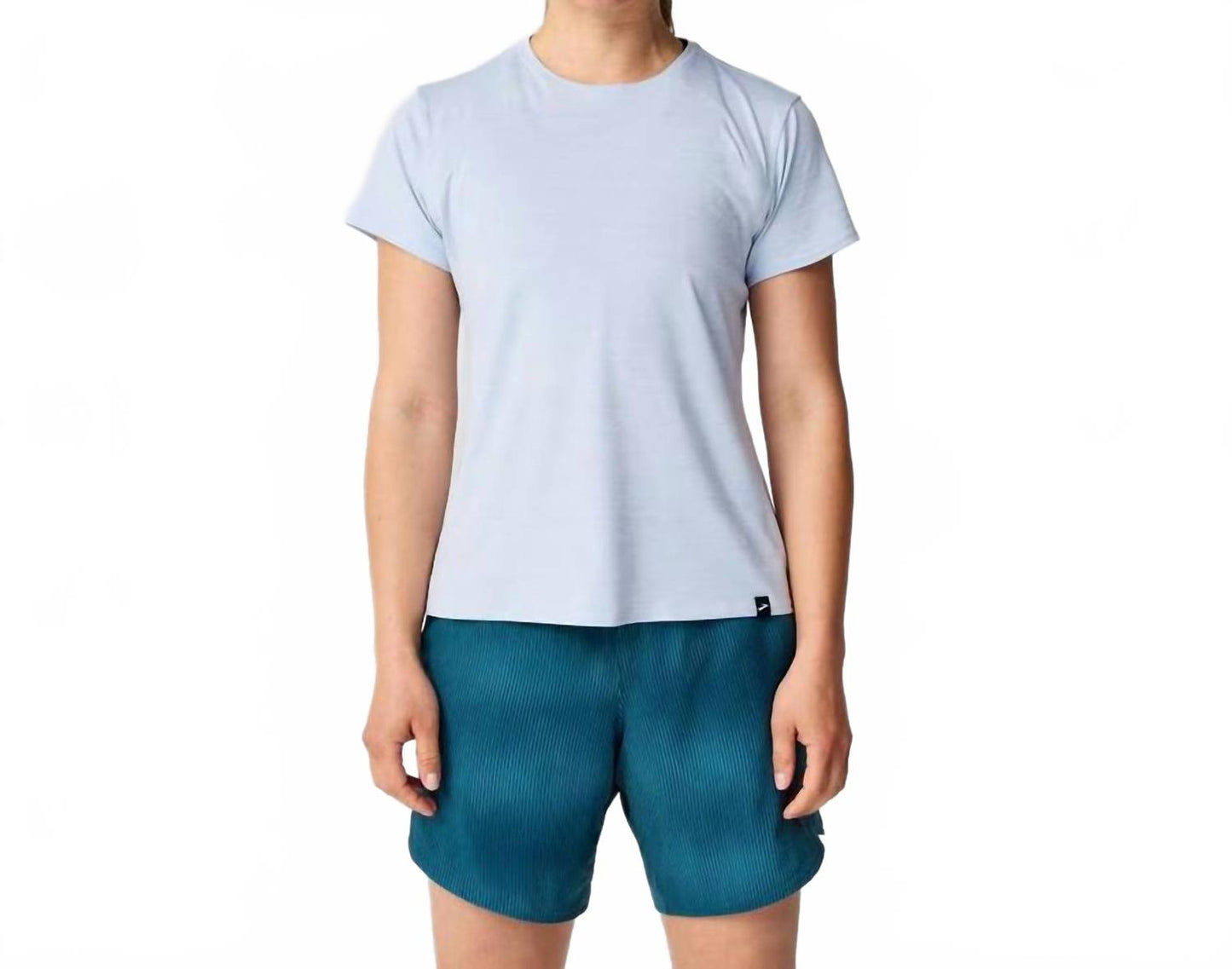 Camiseta de manga corta color azul