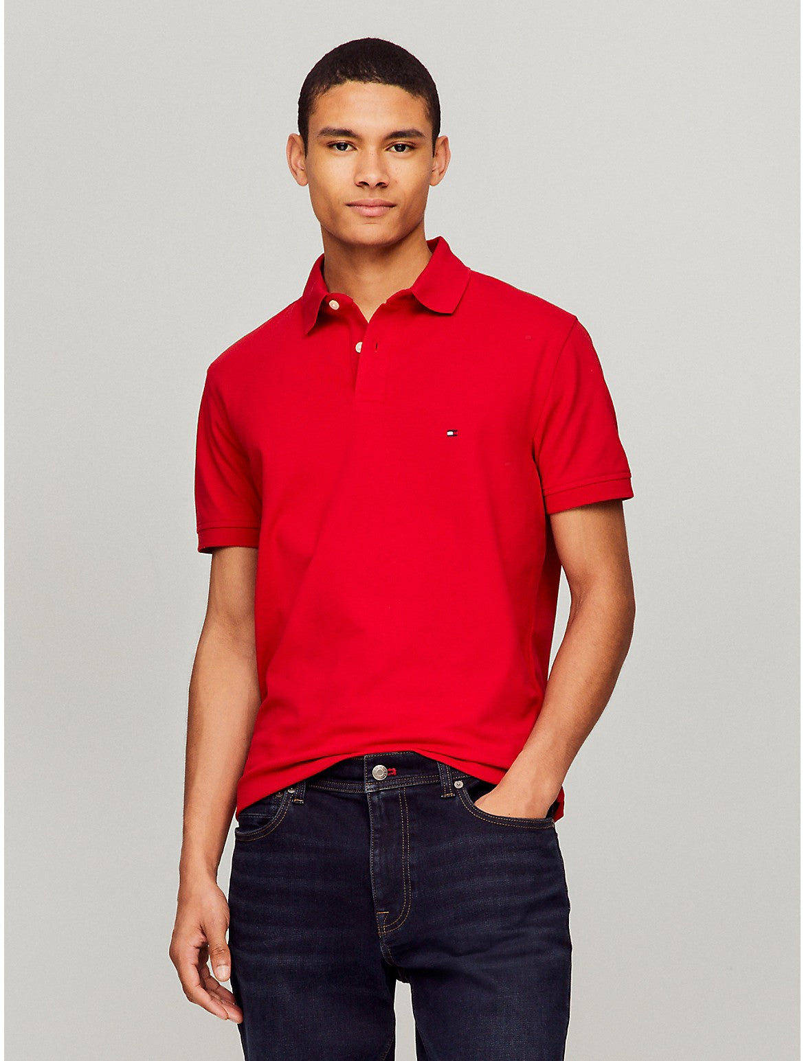 Polo de hombre de corte ajustado