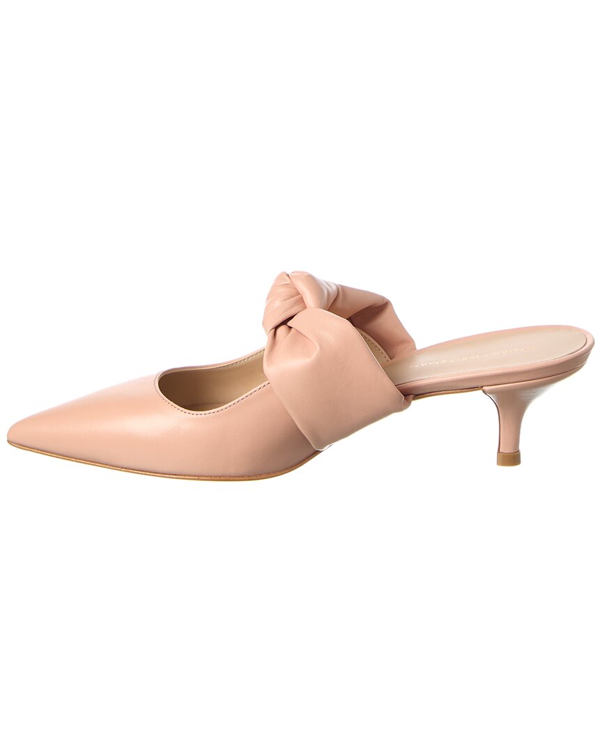 Zapatos destalonados de cuero