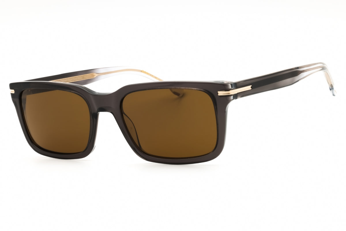 Gafas color gris y café