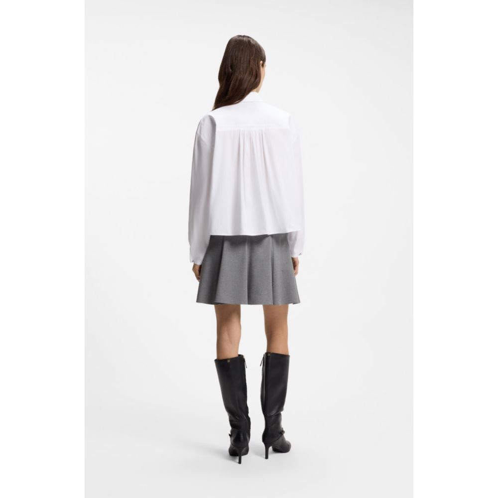 Blusa de algodón de corte amplio