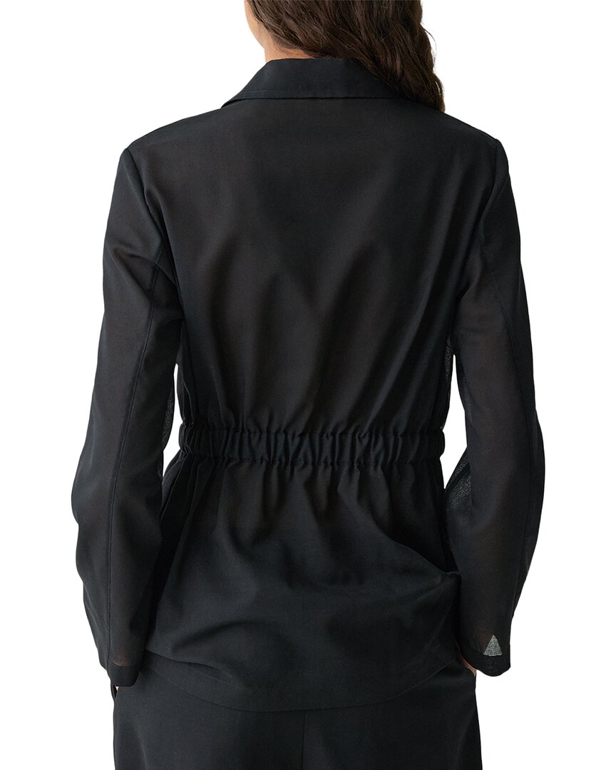 Chaqueta de mezcla de lana