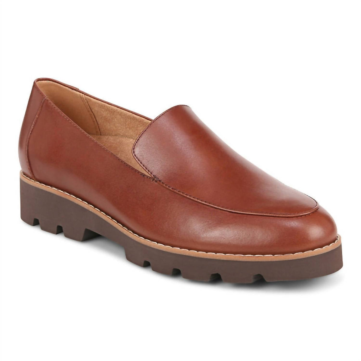 Mocasines de mujer color café