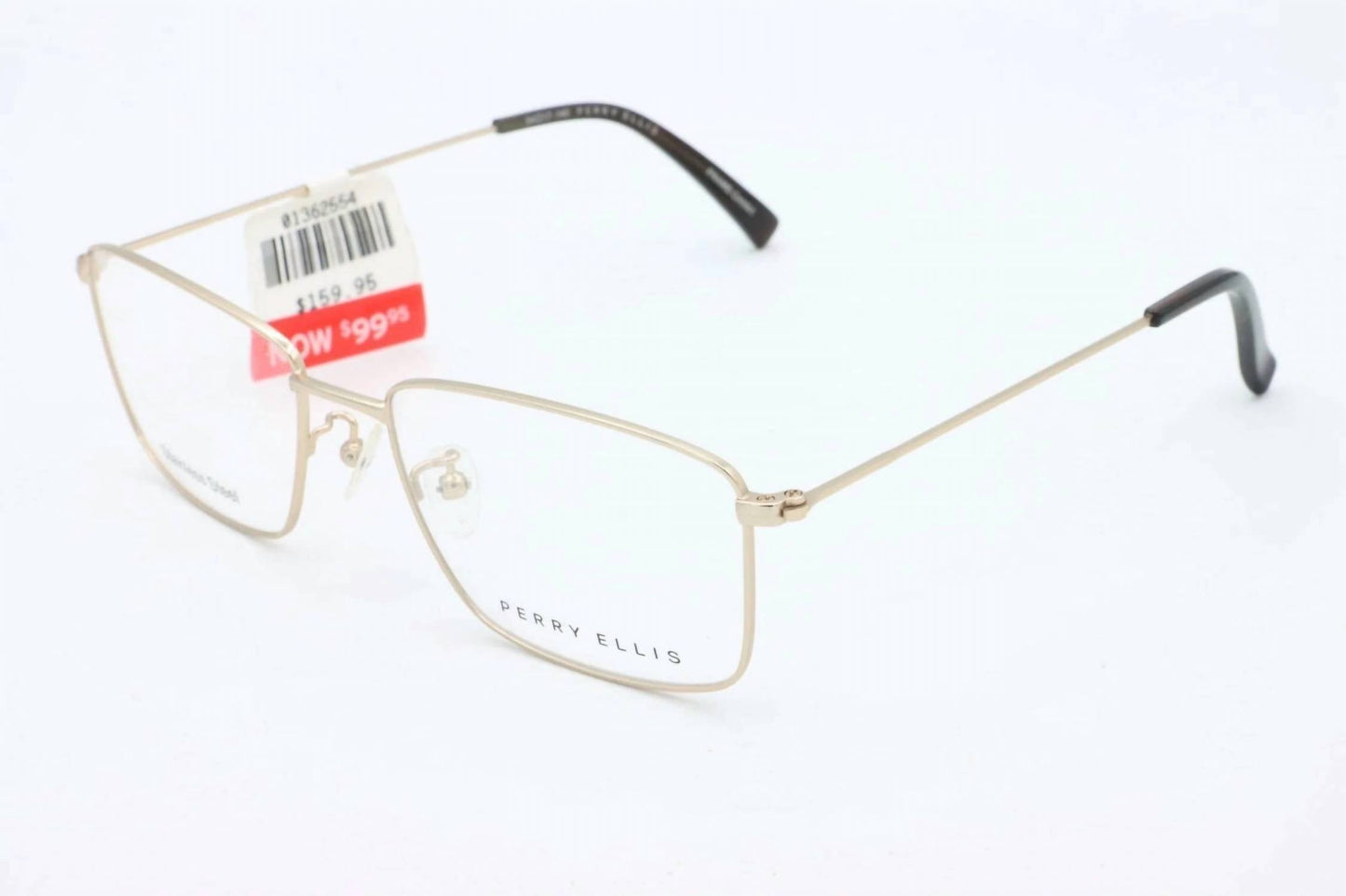 Montura para gafas de hombre color dorado