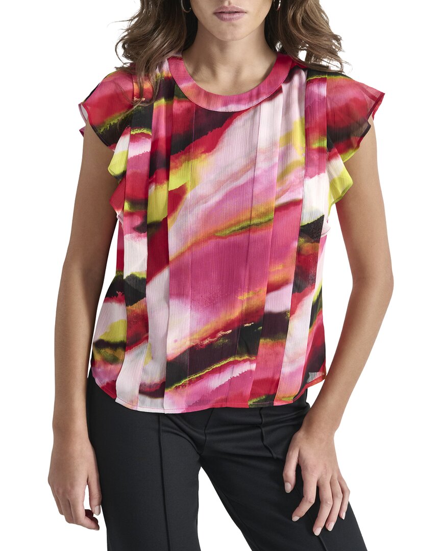 Top de gasa con estampado