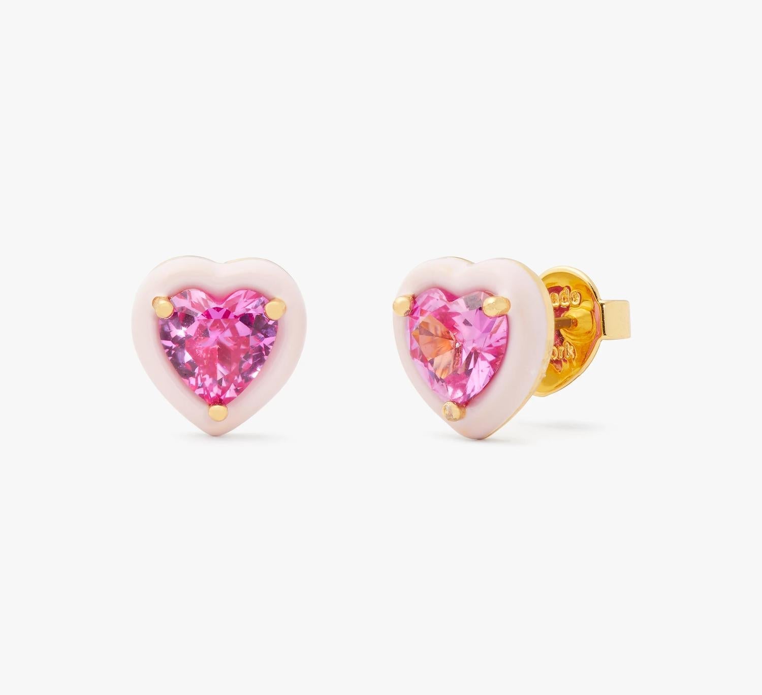 Aretes color rosado