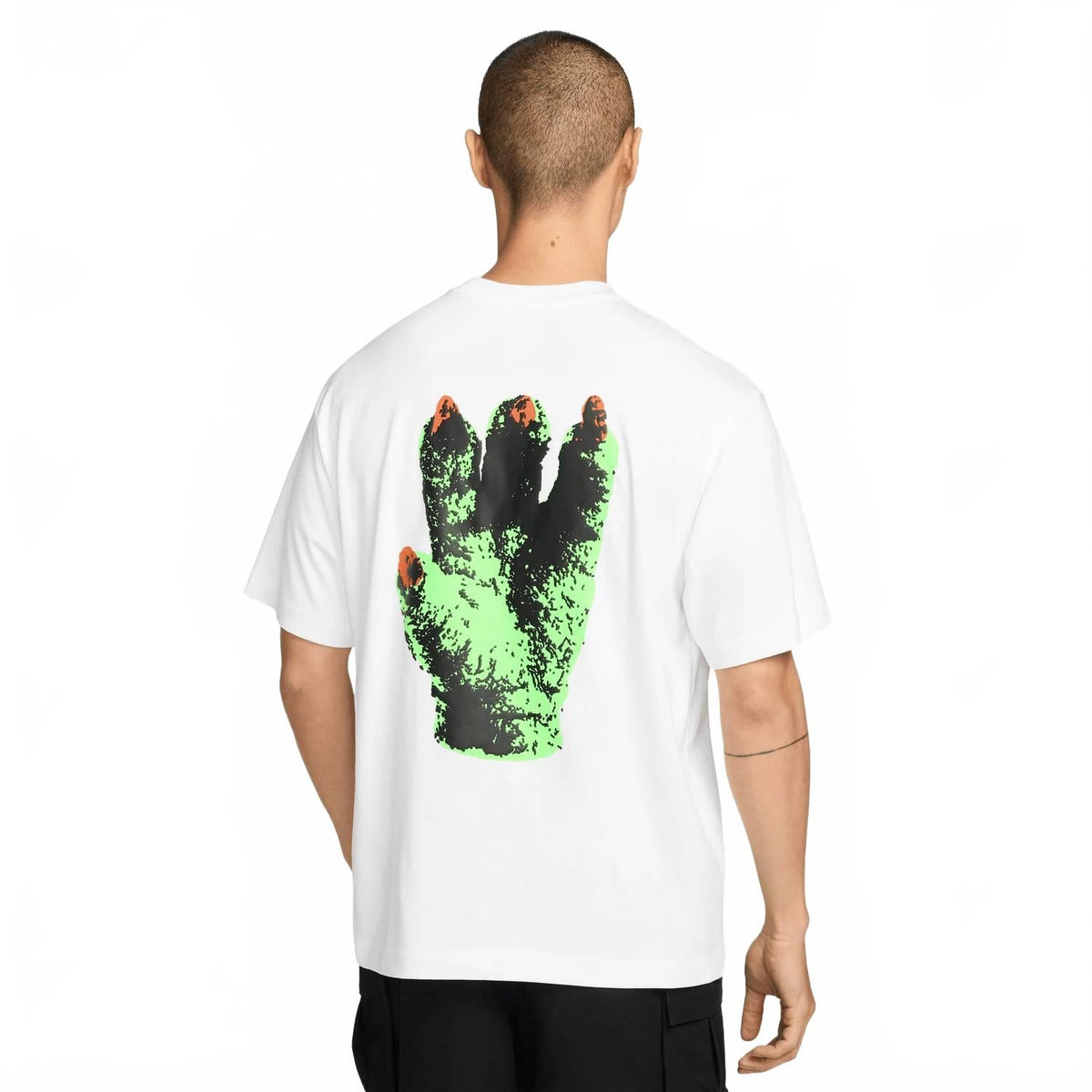 Camiseta de hombre color blanco y verde