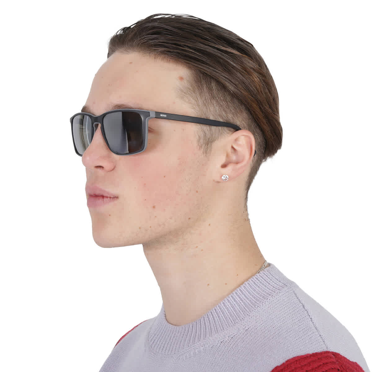 Gafas de sol de hombre color plateado