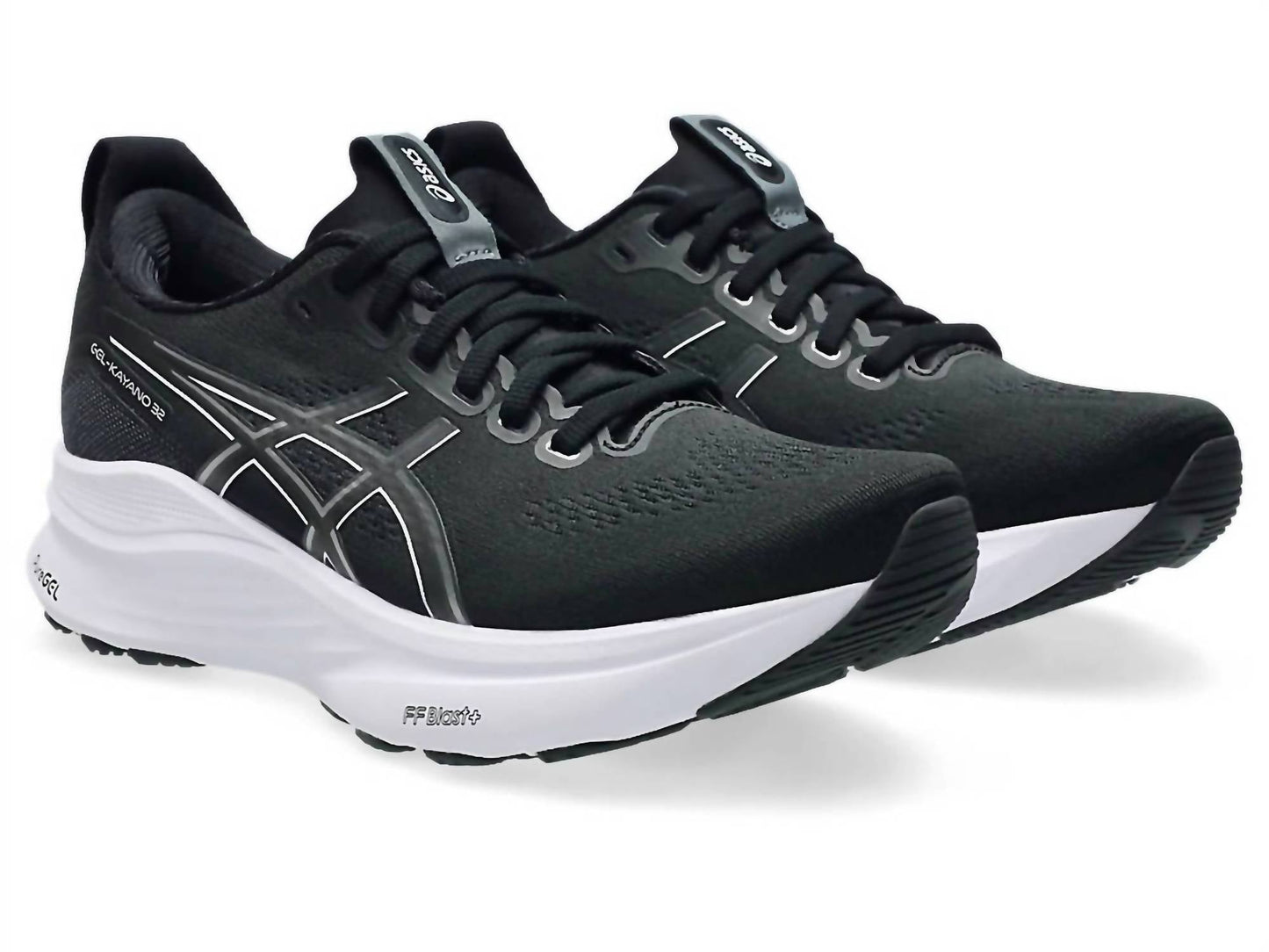 Tenis para correr de mujer color negro y blanco