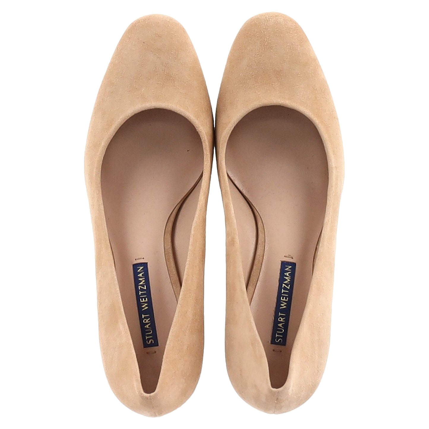 Tacones de gamuza color beige