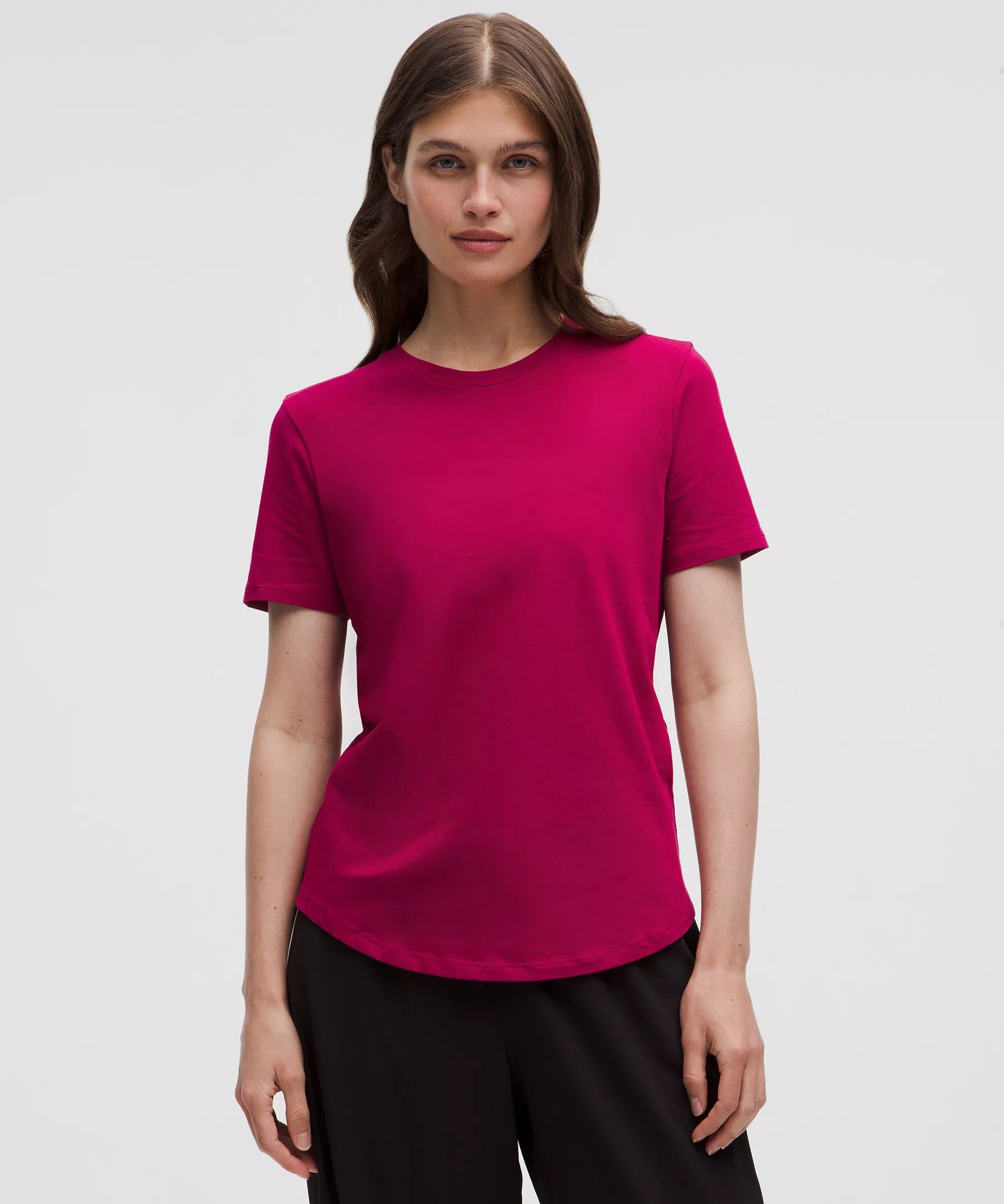 Camiseta con cuello redondo