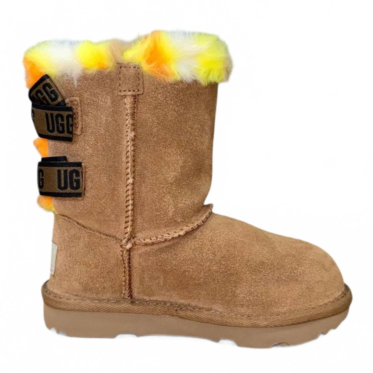 Botas infantil a cuadros