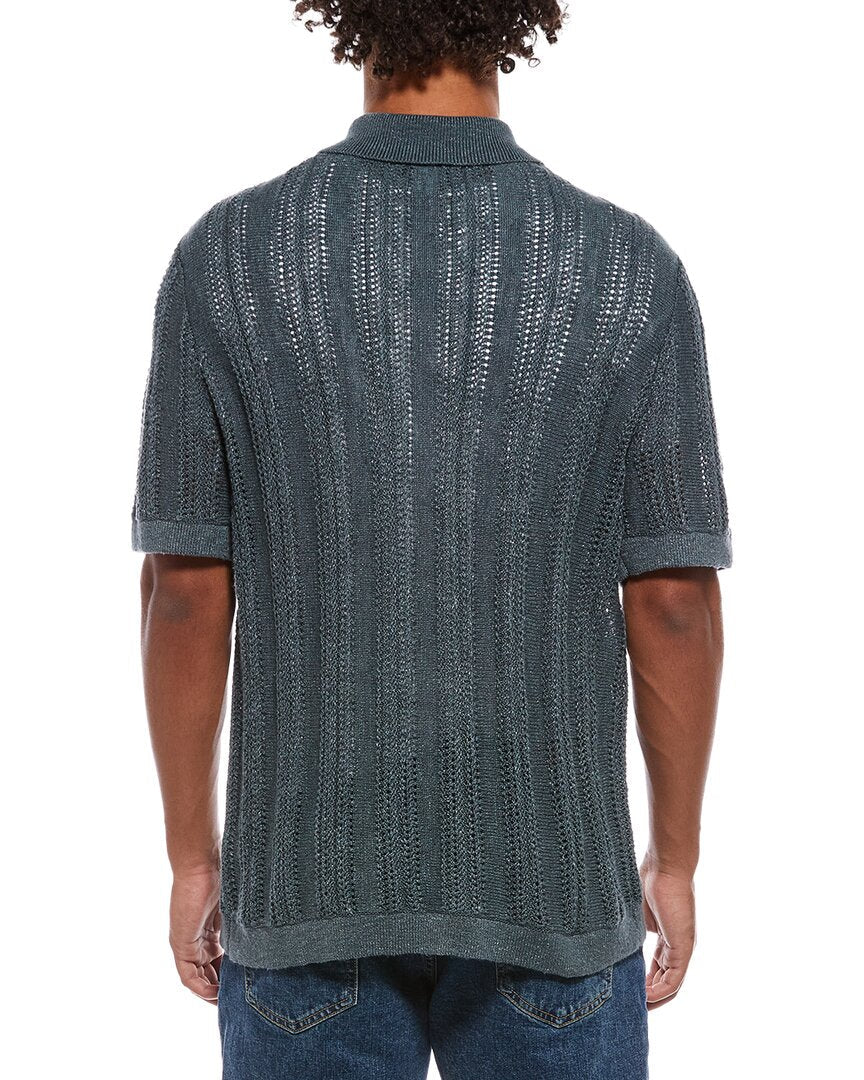 Camisa de mezcla de lino