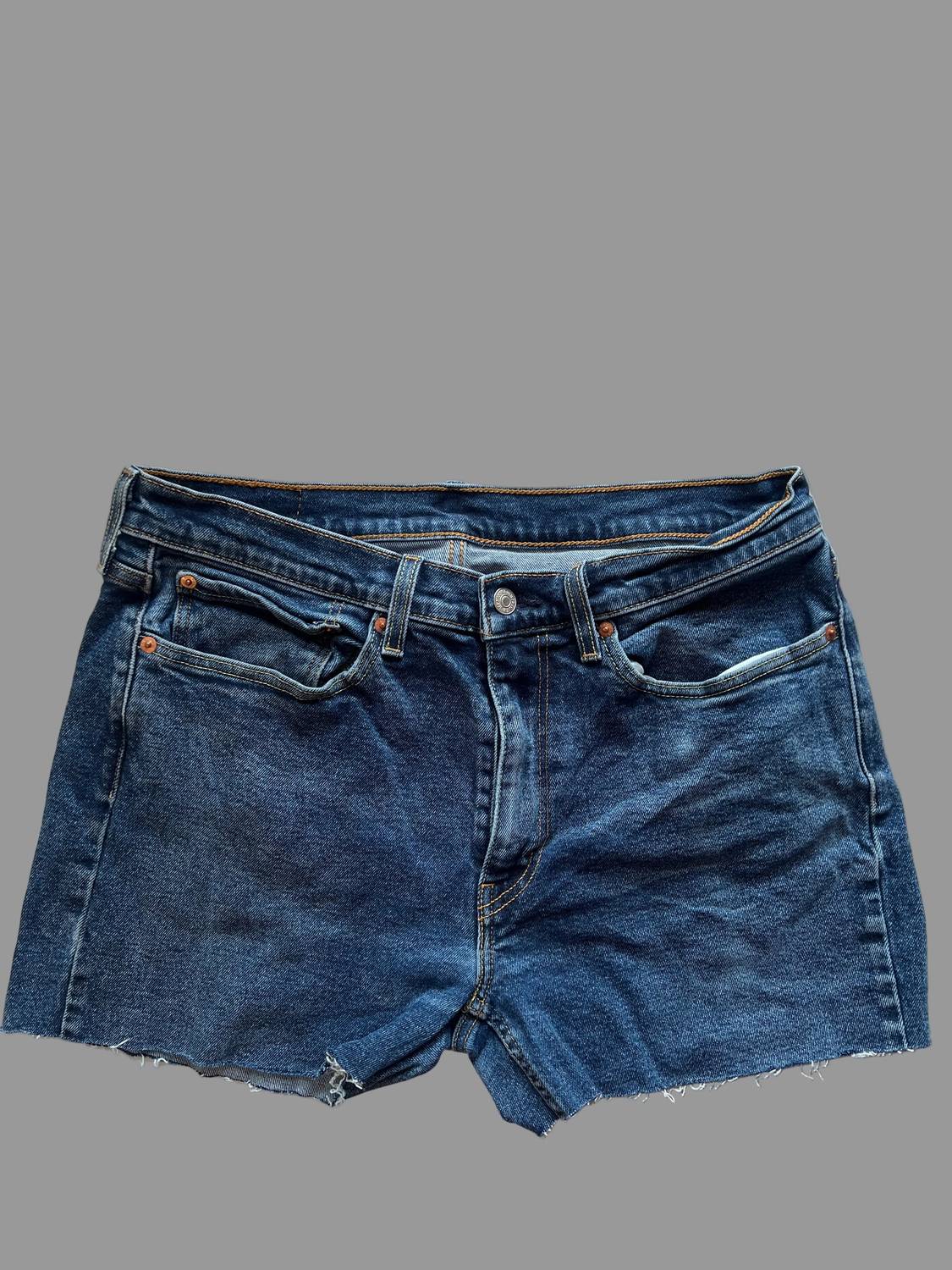 Short de mujer de mezclilla color azul oscuro