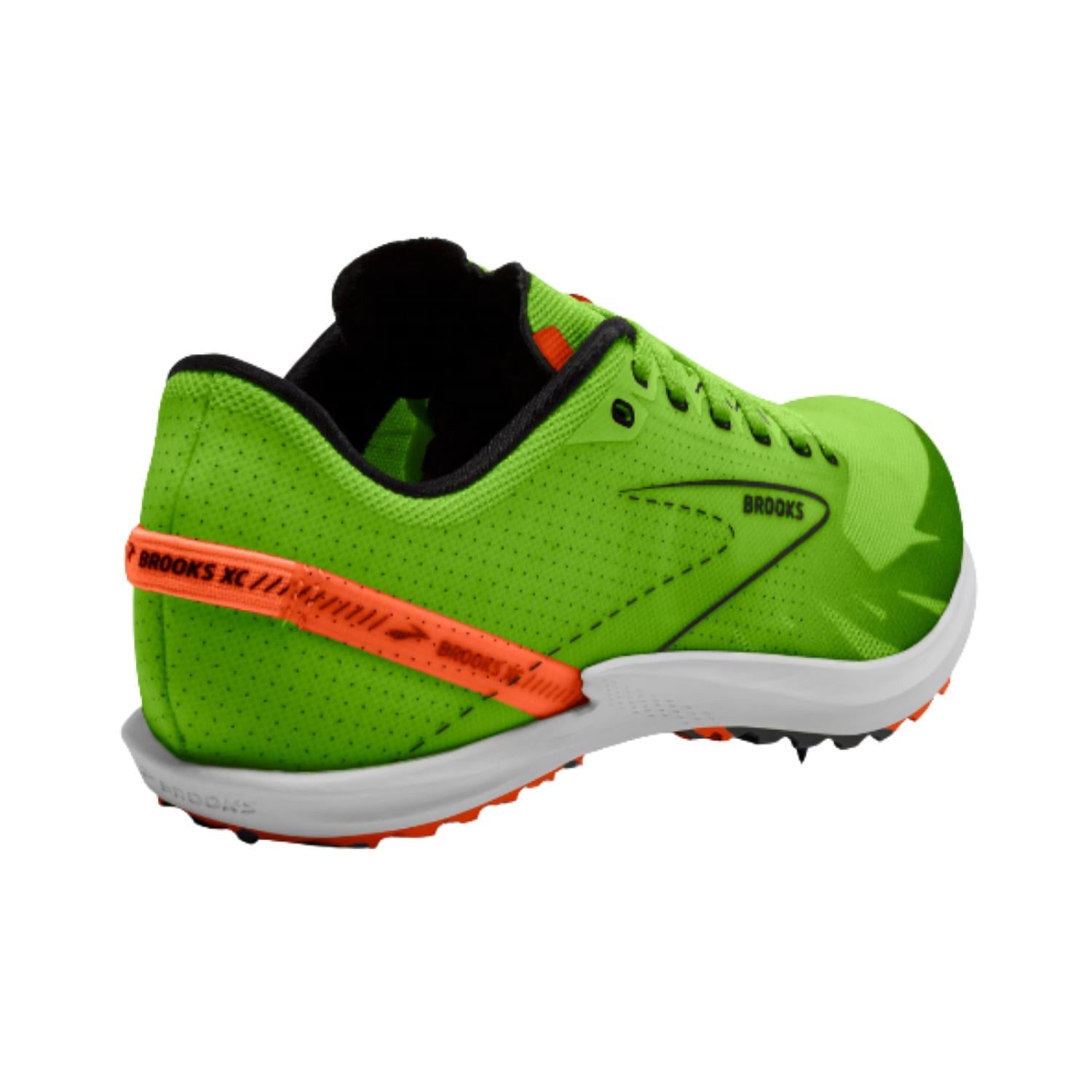 Zapatillas con clavos de hombre color blanco y verde y rojo