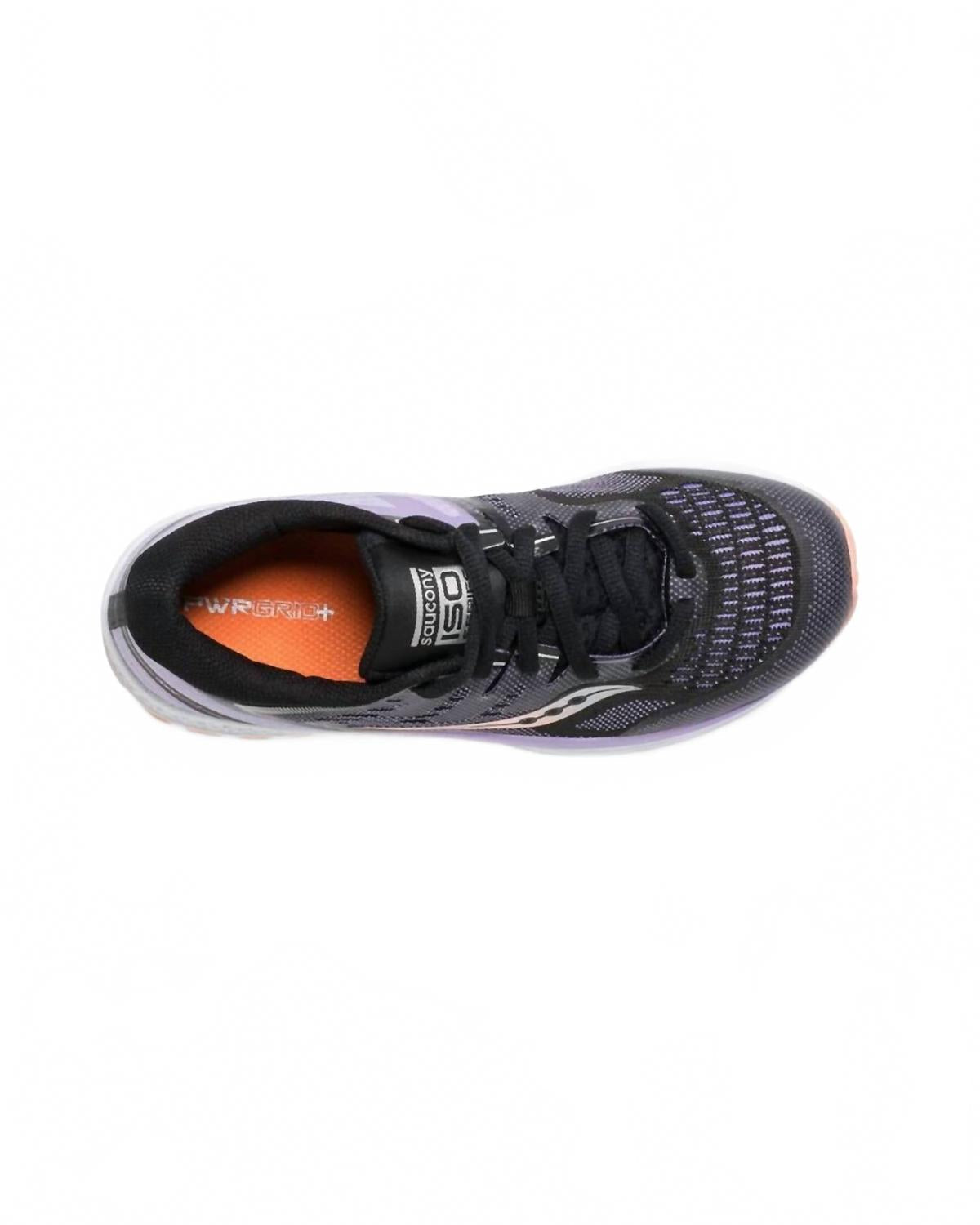 Tenis para niña color negro y violeta