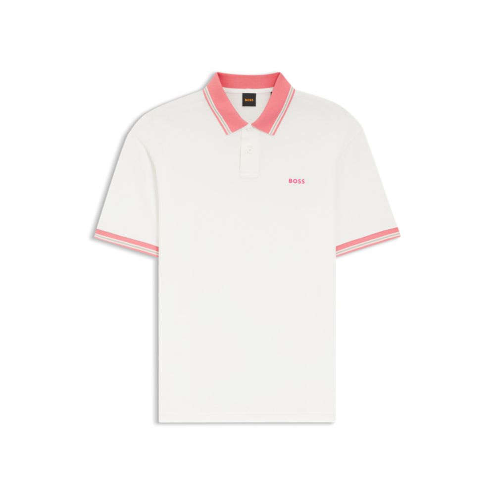 Polo de algodón a rayas