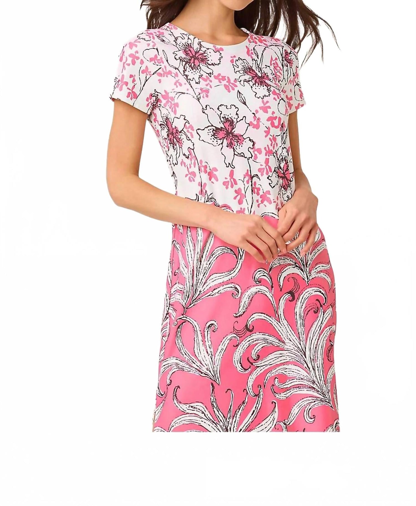 Vestido largo color rosado