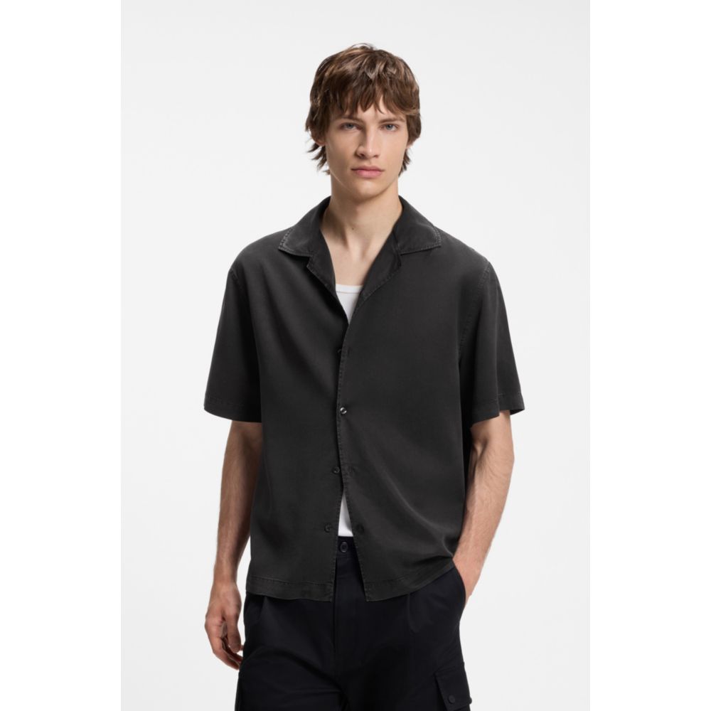 Camisa de corte amplio