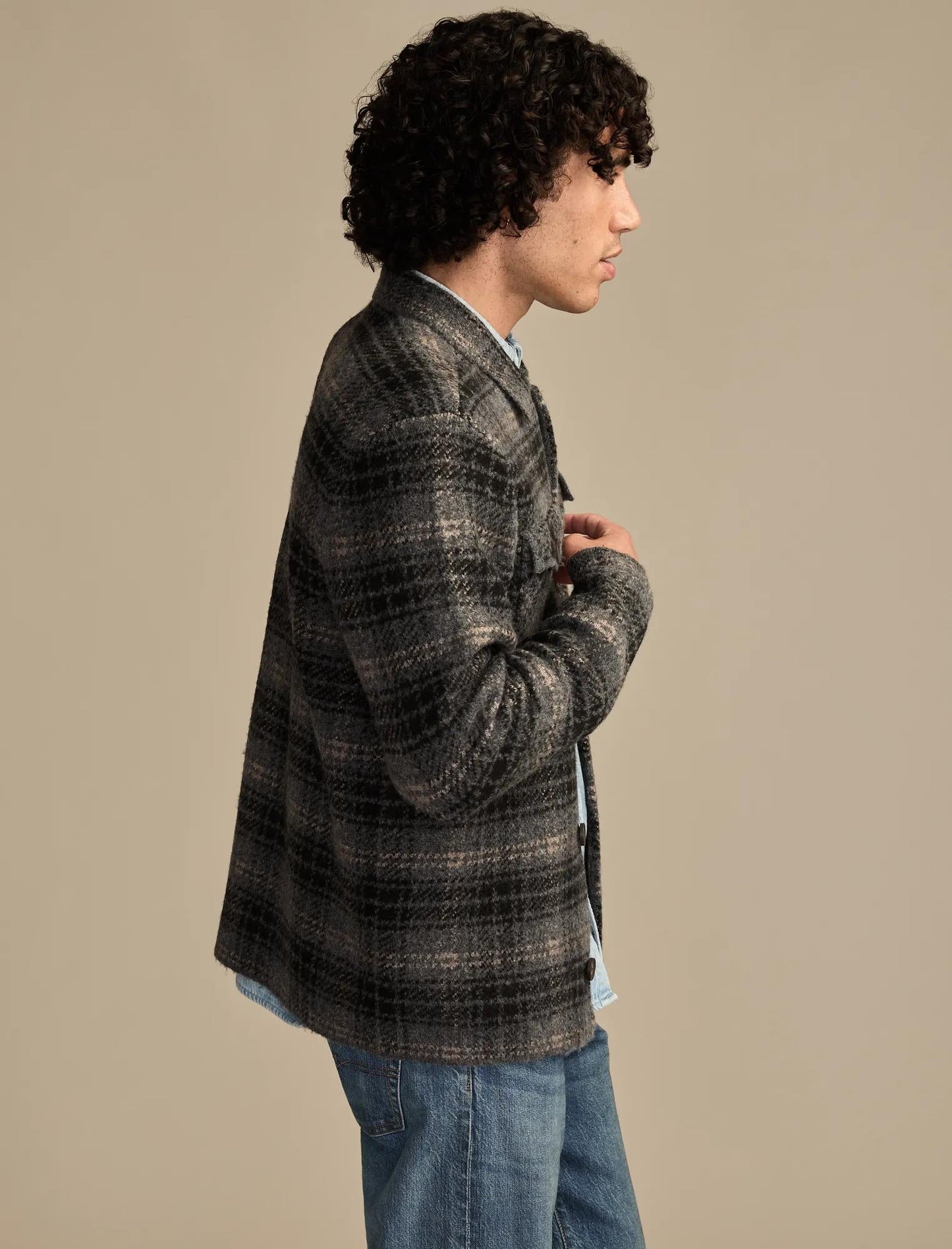 Camisa de hombre a cuadros