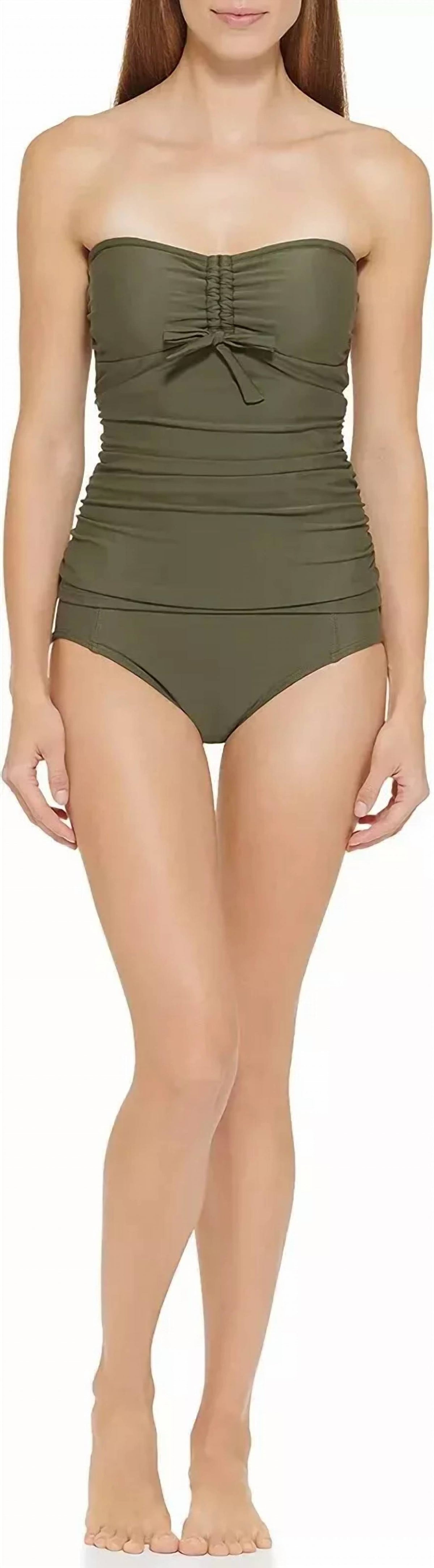 Tankini color verde