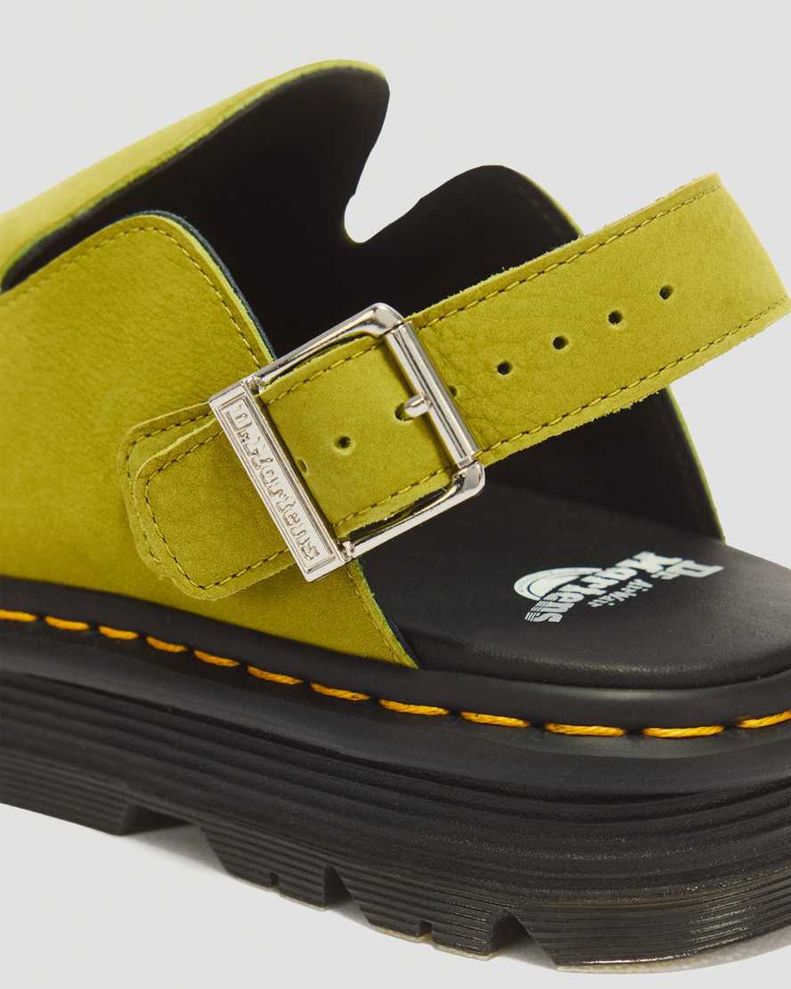 Zapatos destalonados de nobuk