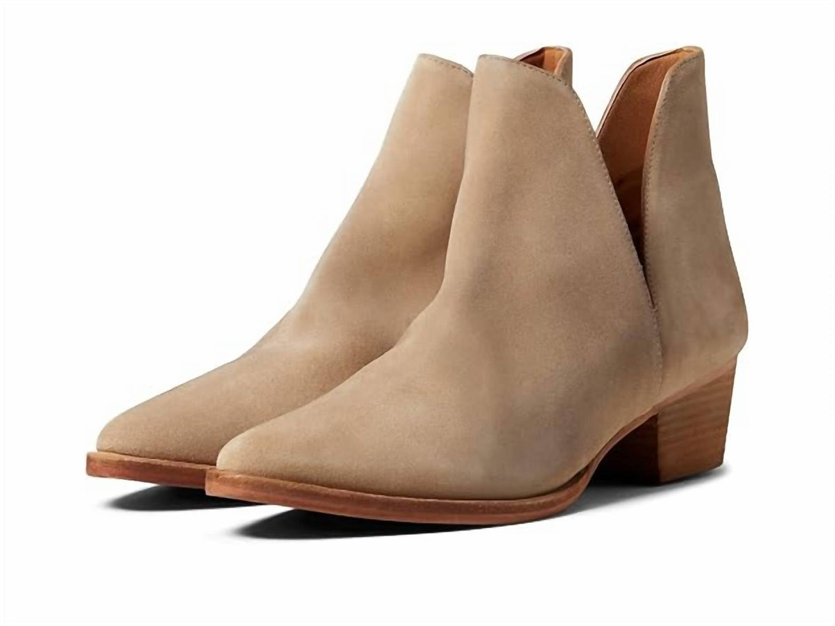 Botines de mujer de gamuza