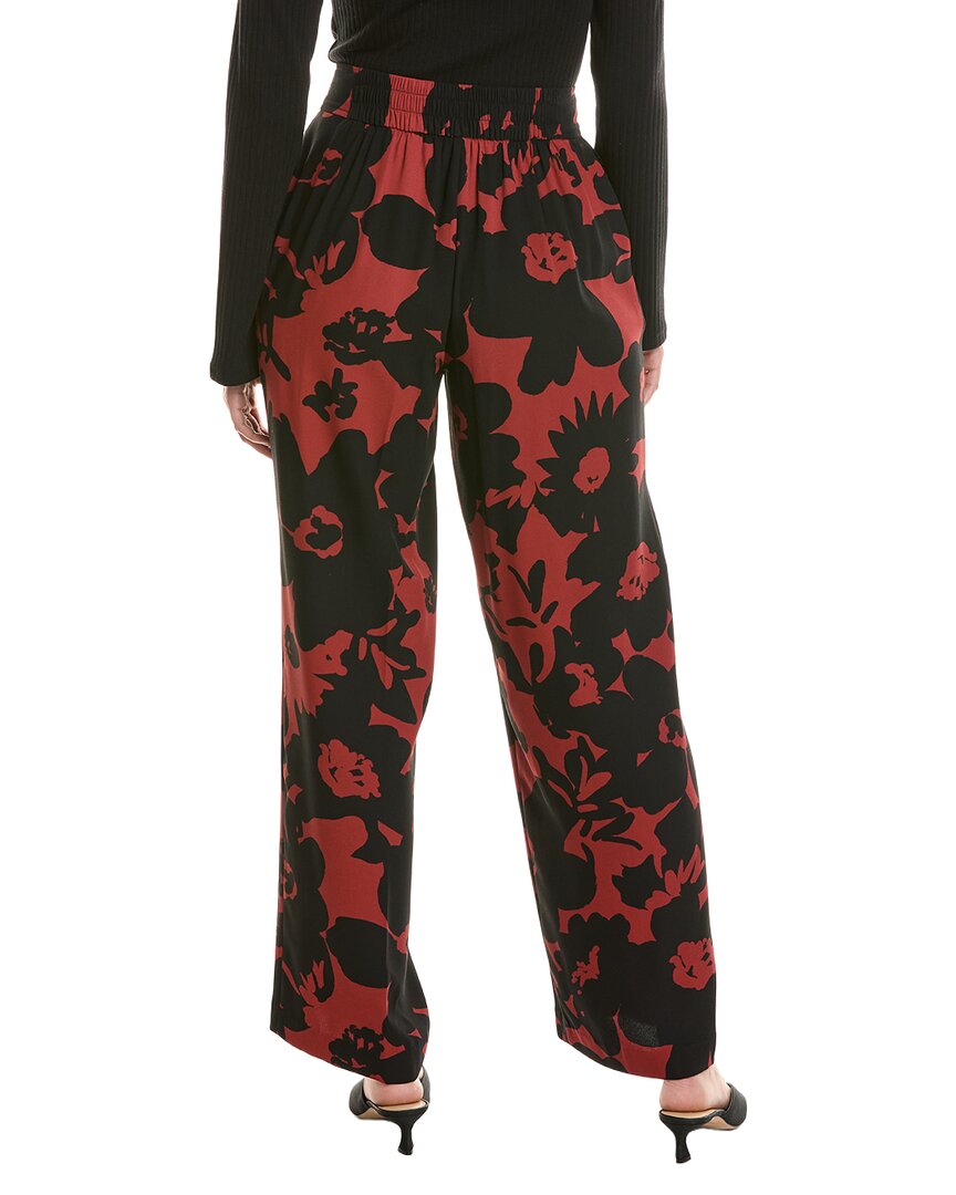 Pantalón de tiro alto con estampado