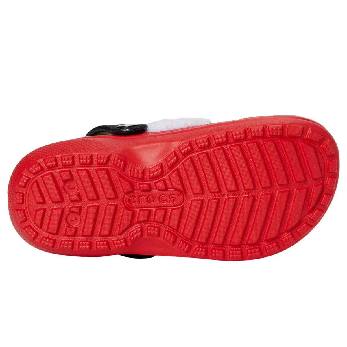 Zuecos infantil color blanco y rojo