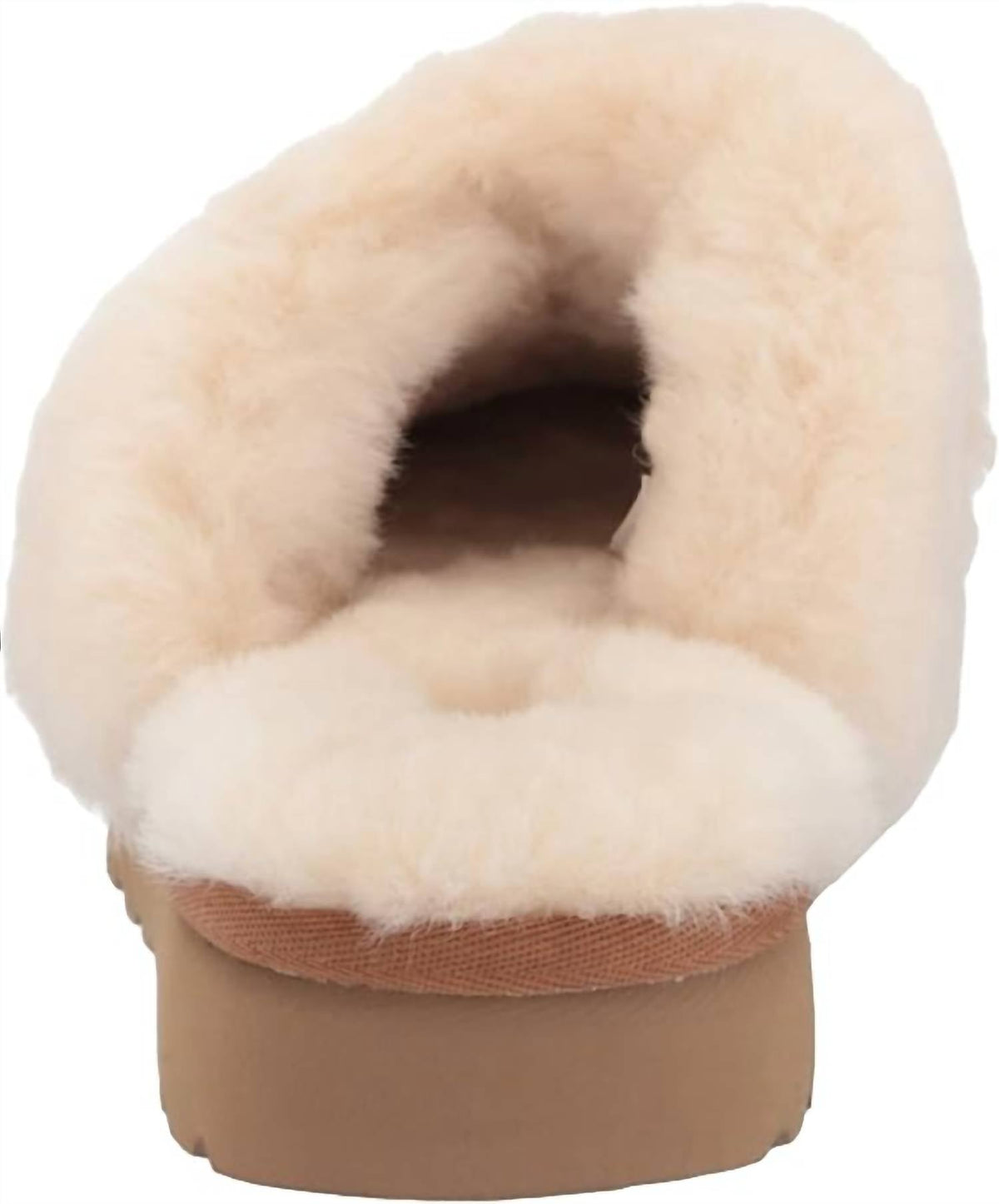 Pantuflas de mujer color crema