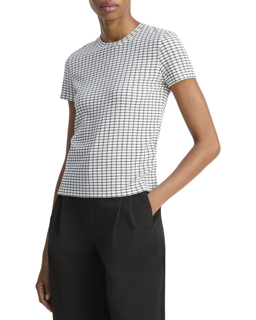 Top con cuello redondo